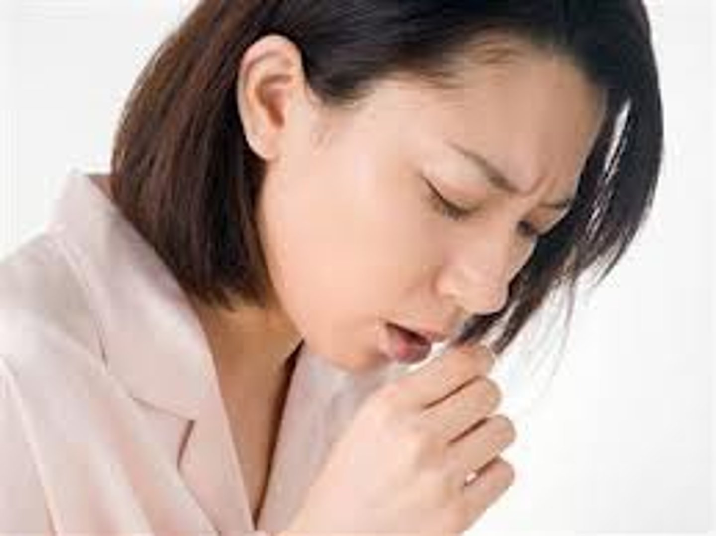 <p>to have a cough</p>