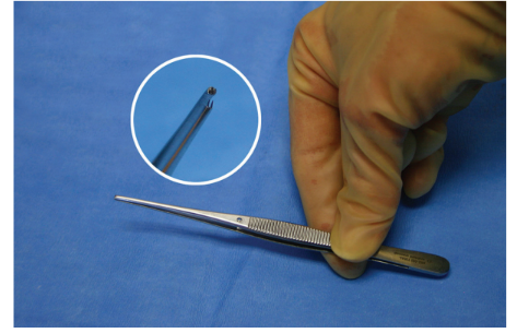 <p>Nickname: Pick ups, fine thumb, small Pott’s, Semkins</p><p>Use: Grasps delicate, thin tissue</p><p>Features: Serrated handles, cross pin, thin, pointed ends with 1×2 fine teeth</p>