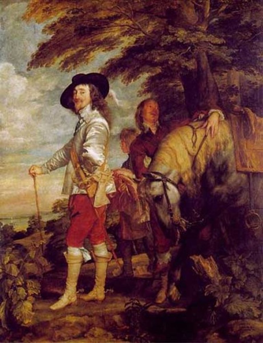 <p>King of England, Scotland, and Ireland (1625-1649). His power struggles with Parliament resulted in the English Civil War (1642-1648) in which Charles was defeated. He was tried for treason and beheaded in 1649</p>