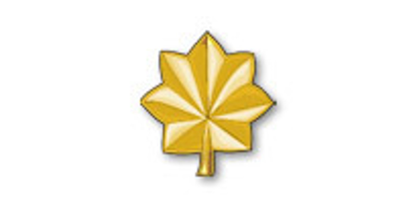 <p>Major O-# (Maj)</p>