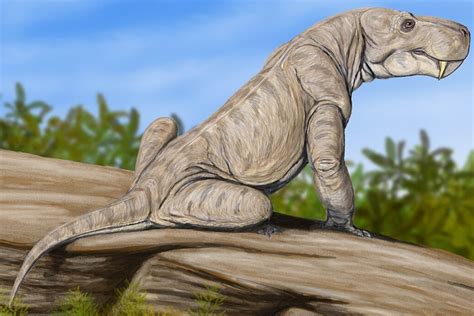 <p>dominant carnivores</p><p>saber-like canines</p><p>legs underneath the body</p><p>Middle-Late Permian</p><p></p>