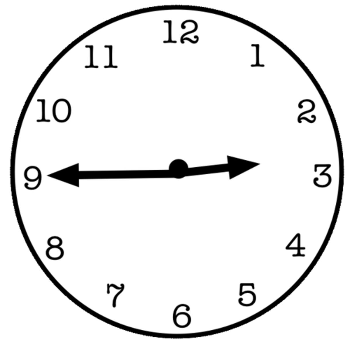 <p>It's 2:45</p>