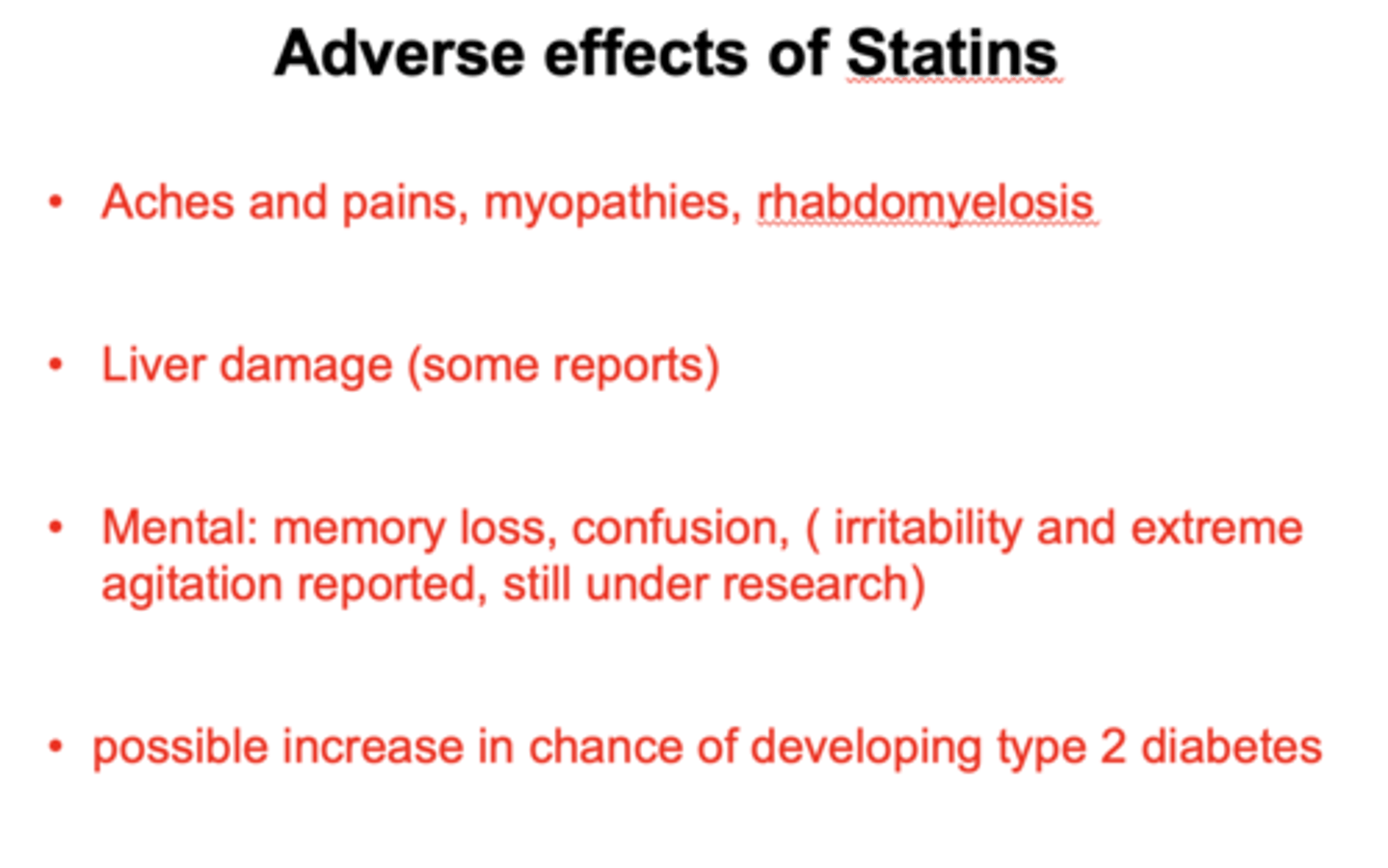 <p>Statins</p>