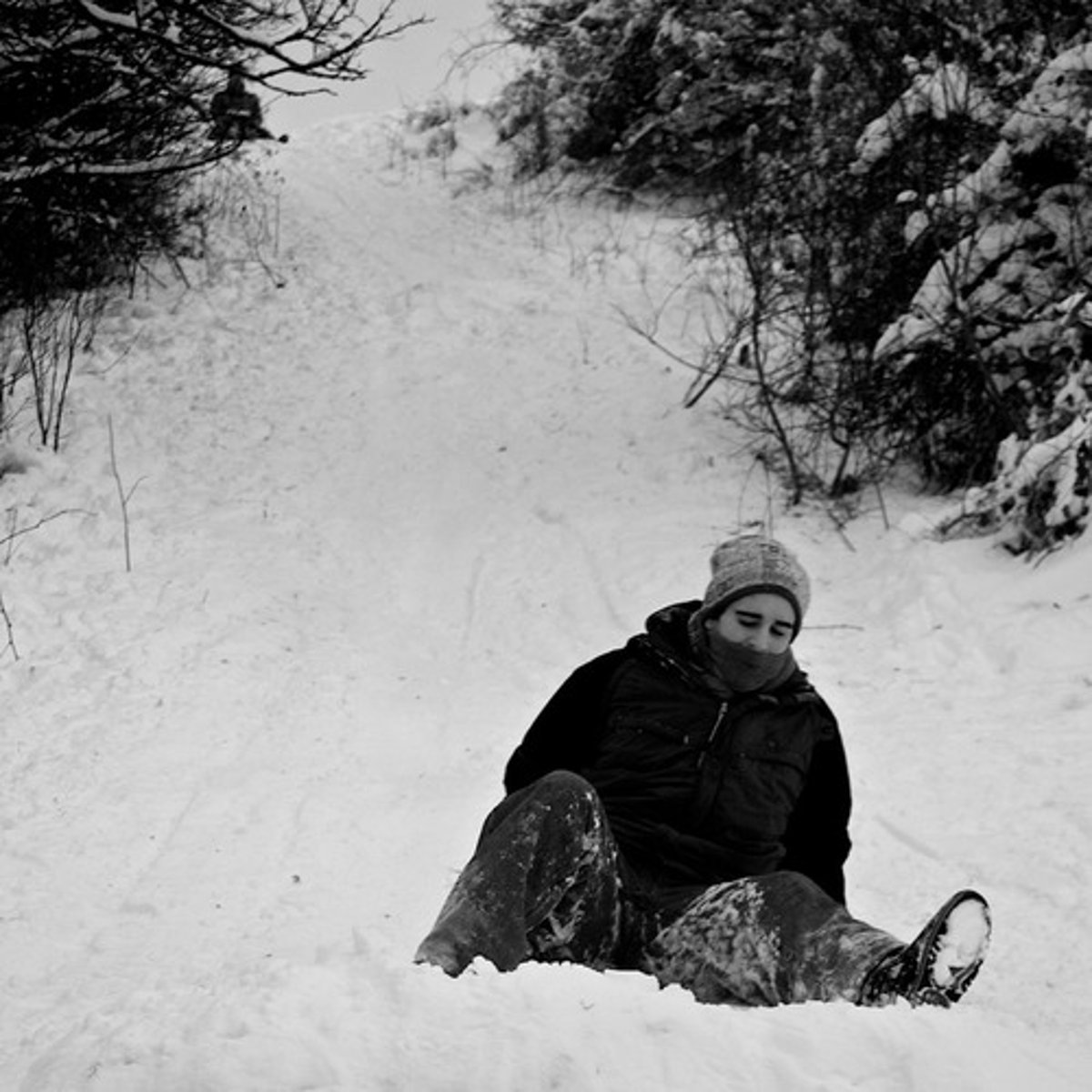 <p>he fell (down), she fell (down)</p>