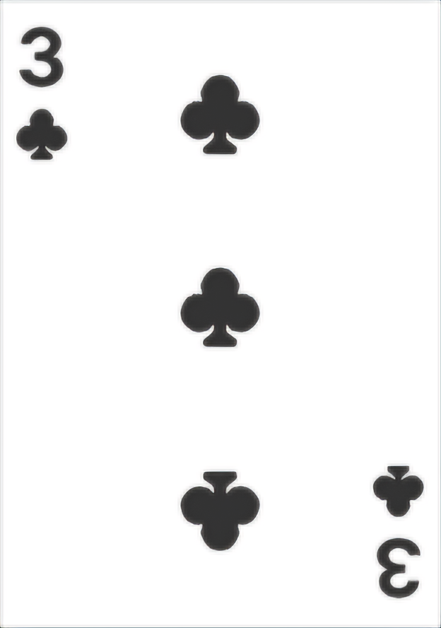 <p>3 of Clubs</p>