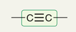 <p>Triple bond </p>