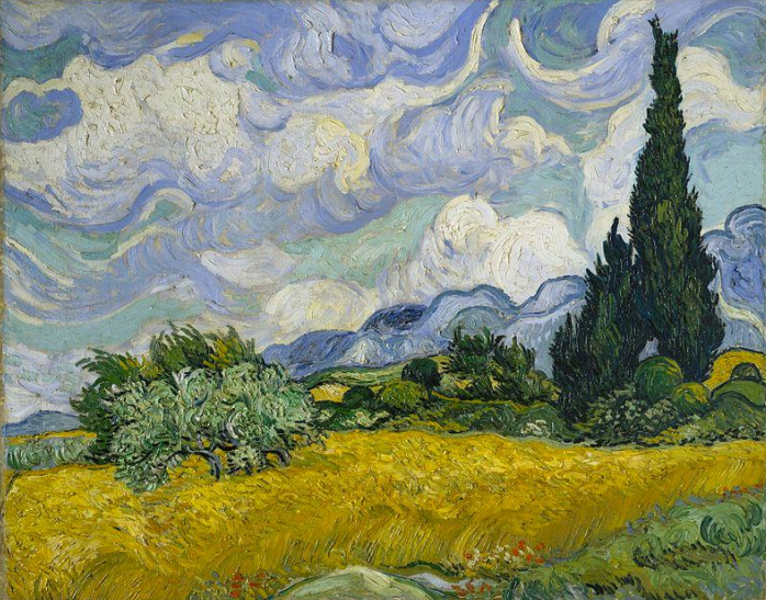 <p><strong>A Wheatfield With Cypresses</strong> by <em>Vincent Van Gogh</em></p><p>$ 57 million</p>