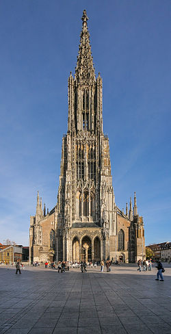 <p>Tallest church in the world</p><p>Architects: Ulrich Ensigen Matthaus Boblinger Burkhard Engelberg Konrad Heinzelmann Style: Gothic</p>