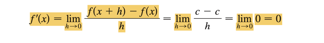 <p>A formal proof, from the definition of a derivative, is also easy:</p>