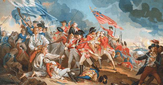 <p><span style="color: red"><strong>An act of violent or open resistance to an established government or ruler, especially referring to the American colonies' struggle against British control. </strong></span></p>