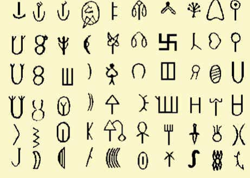 <p>Which script is shown?</p>