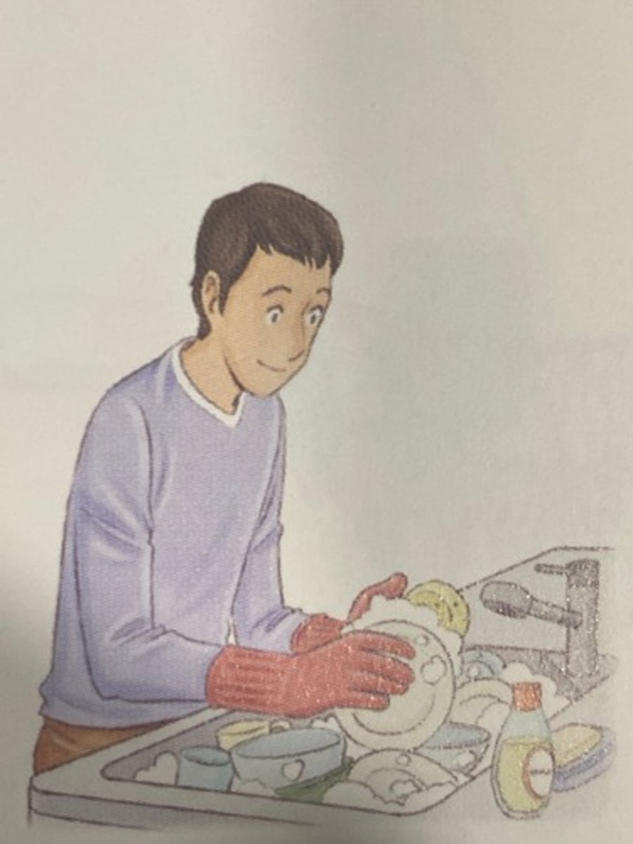 <p>dishwashing</p>