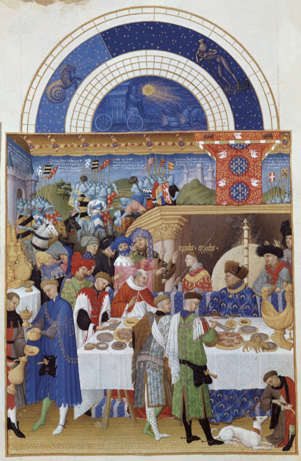 <p>Paul, Herman, and Jean Limbourg (Limbourg brothers) </p><p>15th Century Art in Northern Europe </p><p>Colors and ink on parchment </p>