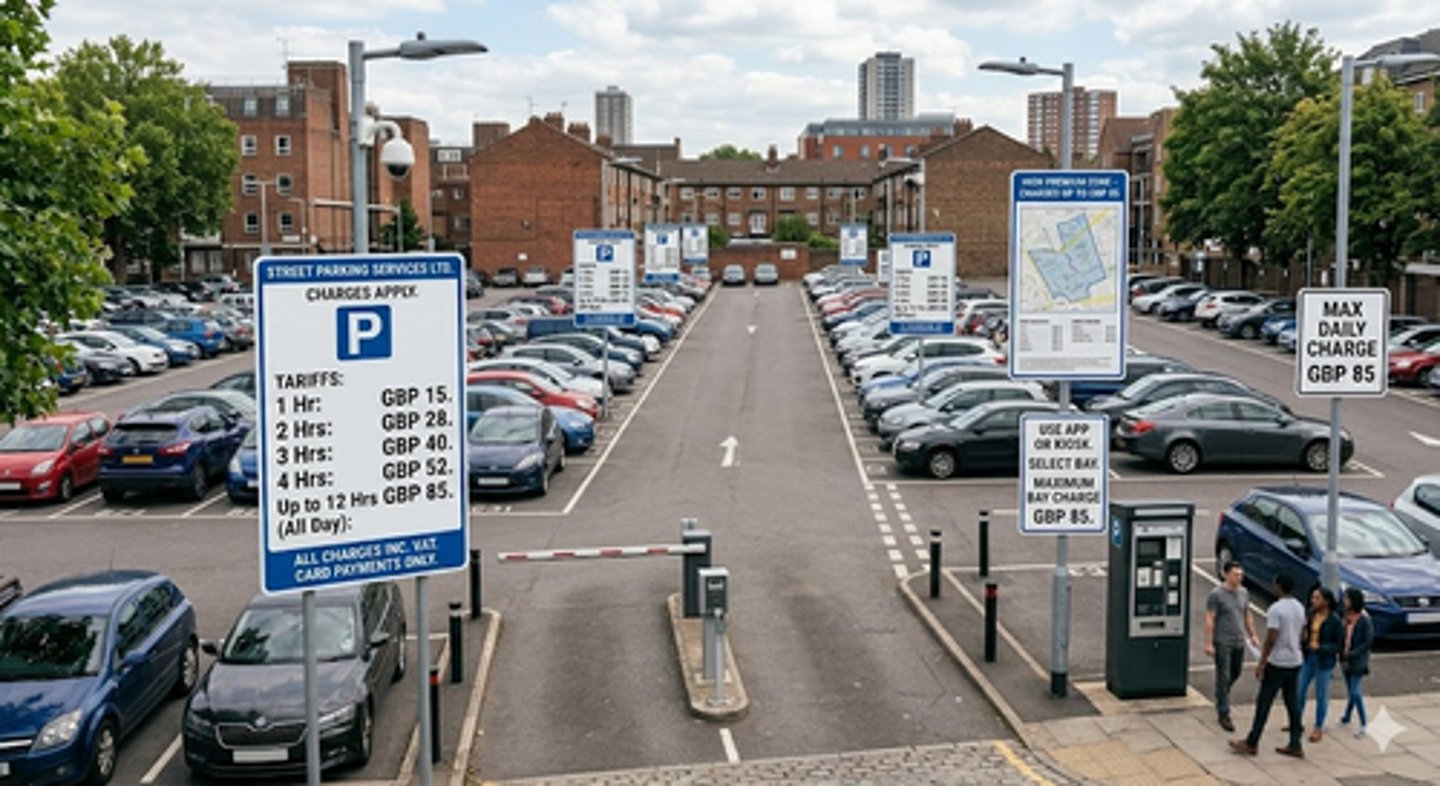 <p>Chapter: Consumer Contracts and Unfair Terms (Application of CRA 2015: Unfair Contract Terms)</p><p>Facts: D displayed around 20 large, prominent, and legible signs throughout the car park, clearly informing users of the parking terms, including a 2-hour maximum stay (or 4 hours for fitness centre members) and warning that non-compliance would result in an £85 parking charge. Additional details, including potential reductions and a maximum charge of £150 before court action, were set out in smaller but readable text</p><p>Principle: Private parking charges, even if high (e.g., £85), are not inherently unenforceable "penalties" if they serve a legitimate commercial interest and are clearly displayed. The ruling validated strict overstay penalties to manage traffic flow</p>