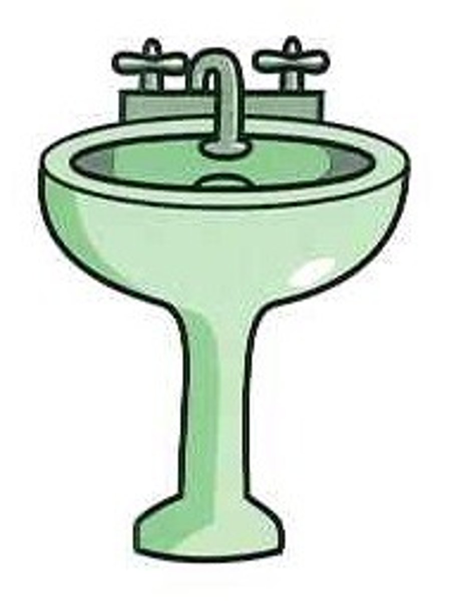 <p>una cosa en el baña para limpiar las manos (sink)</p>