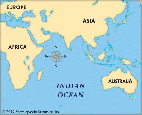 <p>is trapped by three continents</p>