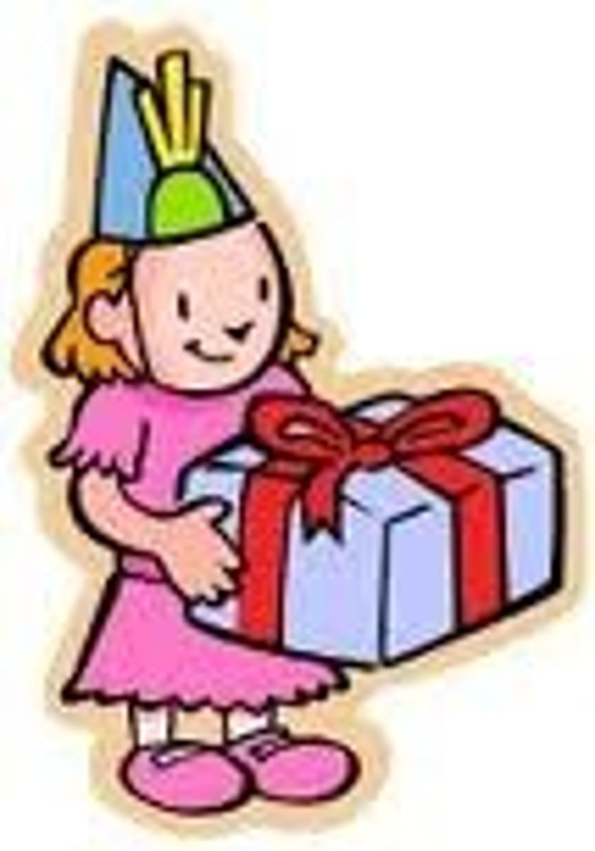 <p>(v) to be given something /</p><p>Example: All the children will ______ a small gift.</p>