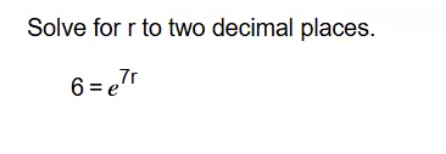 <p>Solve for “r” ,Isolate to get r=</p>