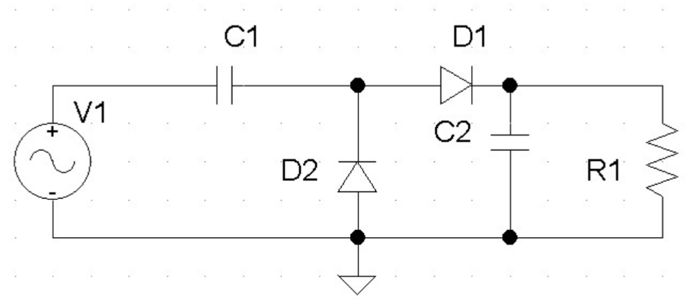 <p>Produces an output DC voltage roughly twice the peak AC input.</p>