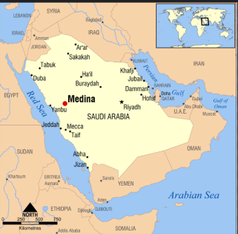 <p>Medina (“City of the Prophet“)</p>