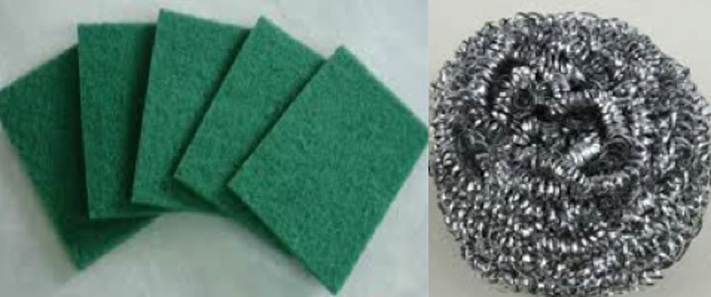 <p>Used to clean more stubborn, stuck on dirt that requires a bit more abrasion.</p>