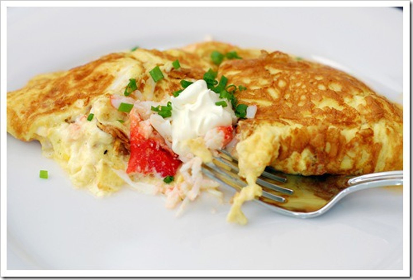 <p>an omelet</p>