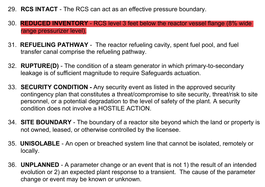 <p><strong>8% </strong>on Pressurizer <strong>WIDE </strong>Range</p>
