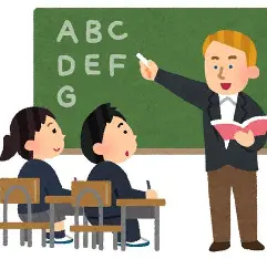 <p>ナムさんに英語を<strong>教えます。</strong></p>