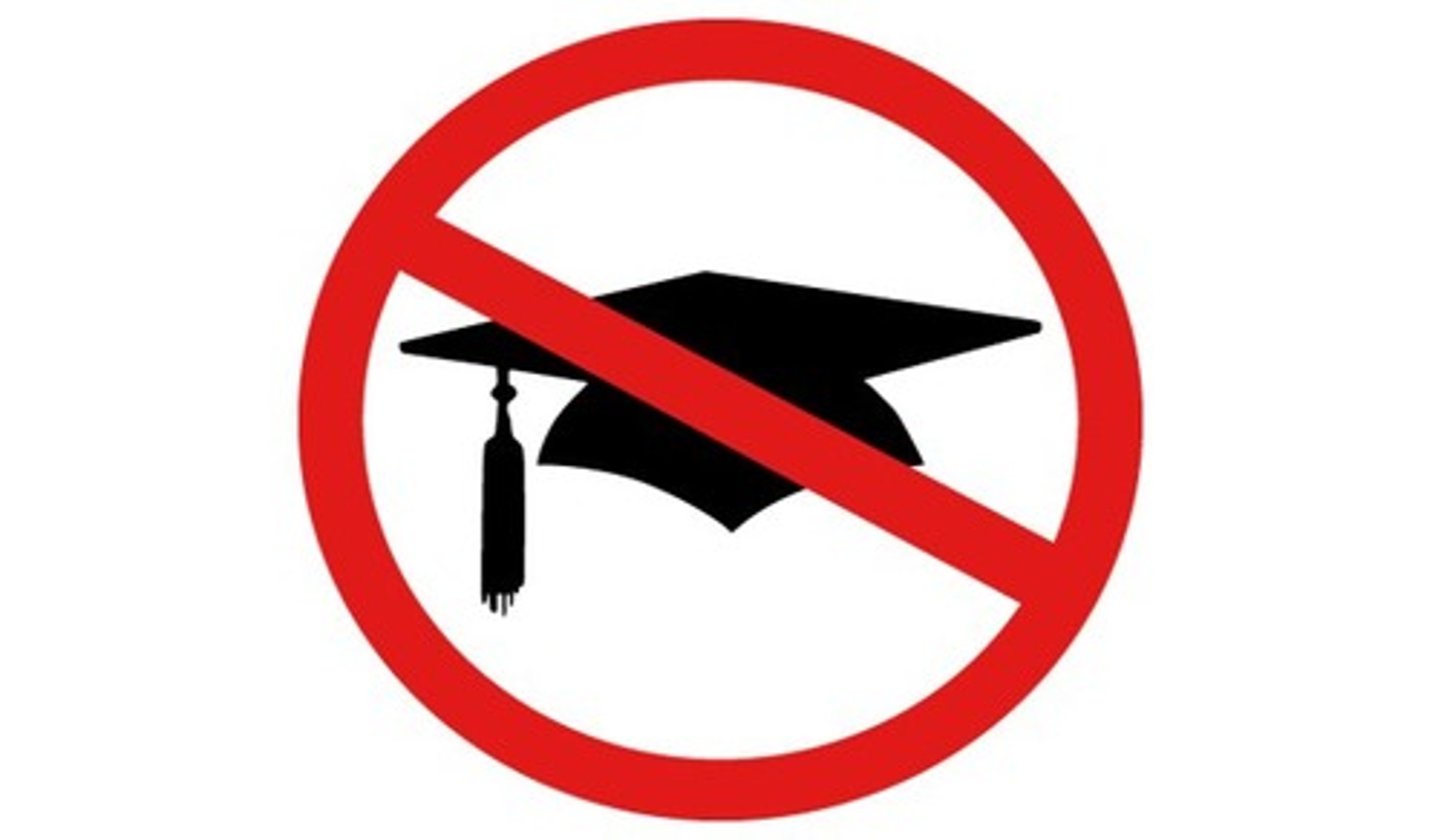 <p>A person who leaves school or a program before finishing.</p>