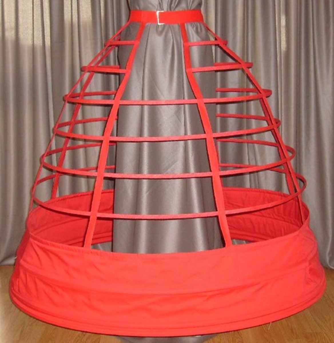 <p>full, stiff underskirts</p>