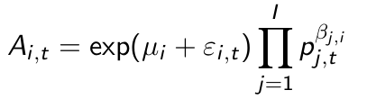 <p>What is the price elasticity according to this model?</p>