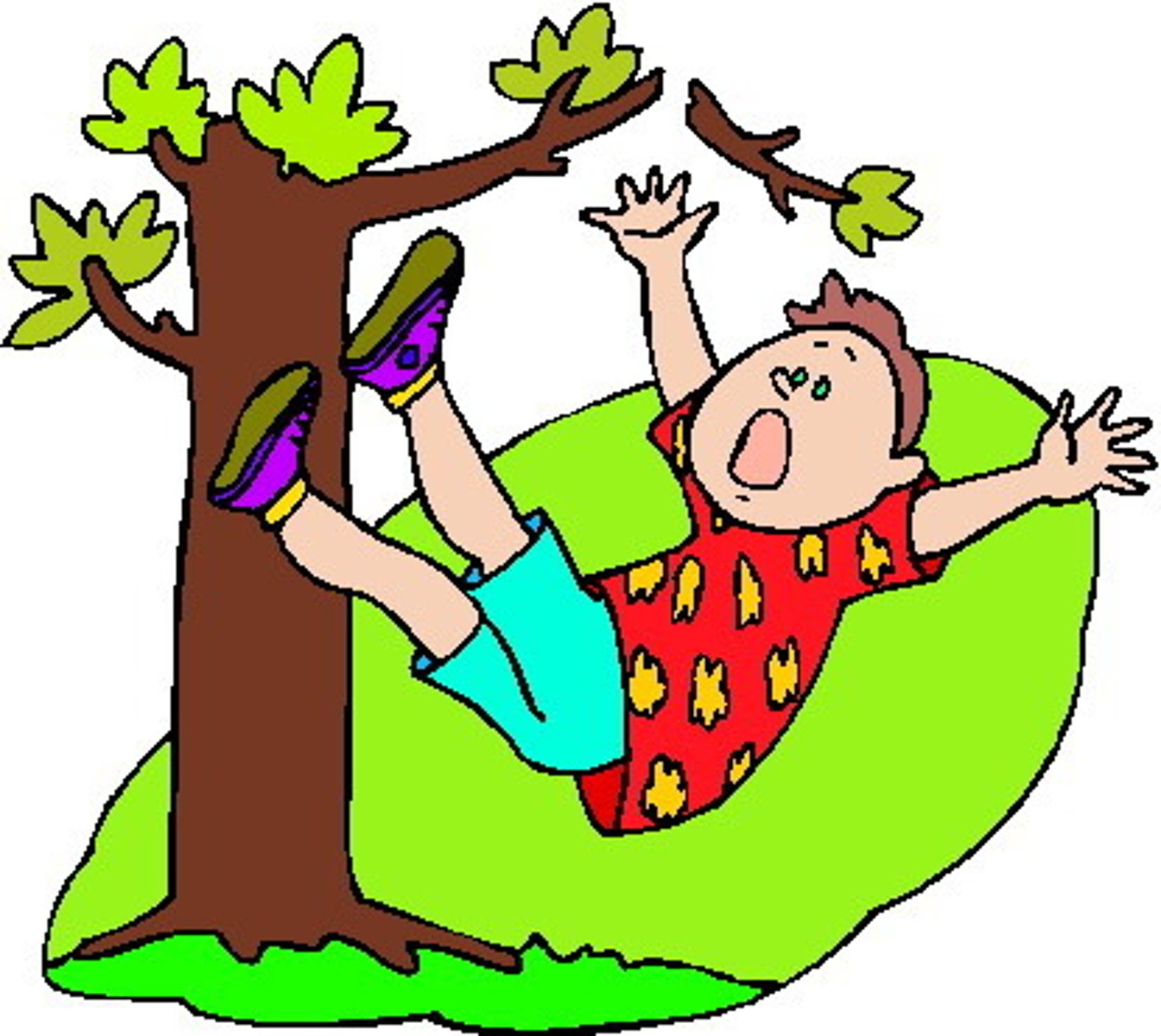<p>To fall (down)</p>