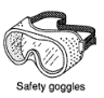 <p>Eye protection.</p>