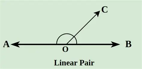 <p>A pair of adjacent angles that are supplementary.</p><p>This means that their measures add up to 180 degrees. </p>