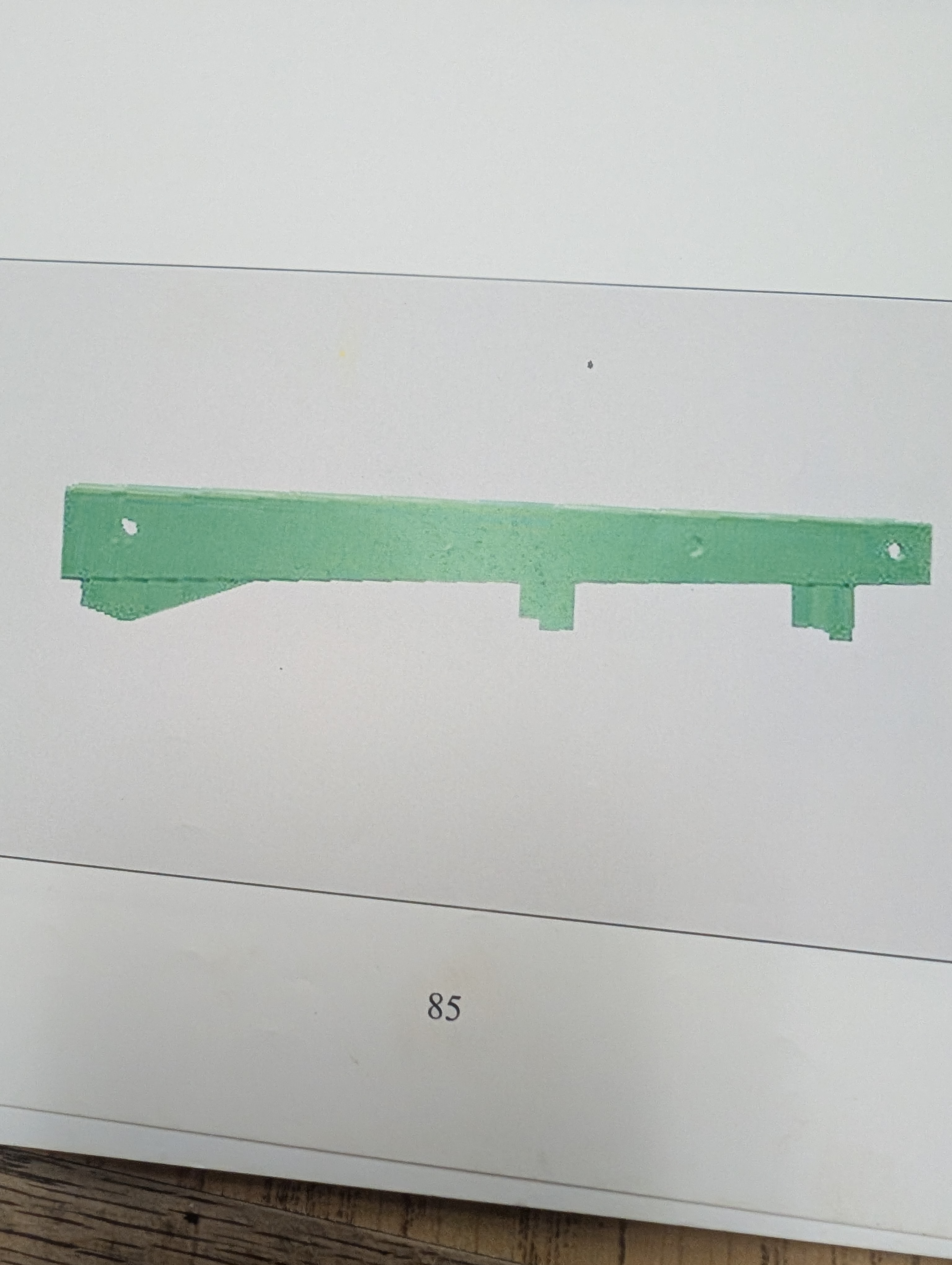 <p>Launching nose cross girder post </p>