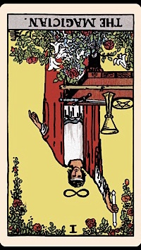 <ol>
<li>The Magician (Reversed)</li>
</ol>