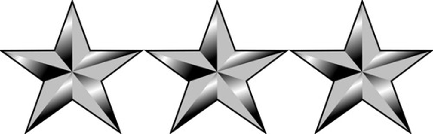 <p>Lieutenant General</p>