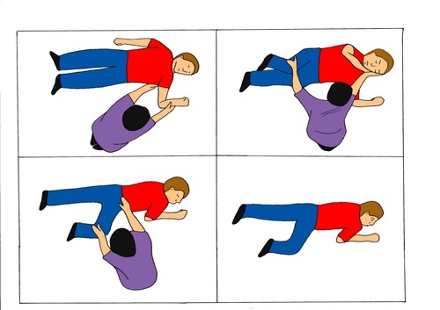 <p>a side-lying position used to maintain a clear airway in unconscious patients without injuries who are breathing adequately</p>