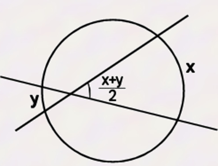 <p>(arc 1 + arc 2)/2</p>