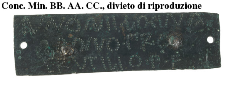 <p>CIL 1, 359, Norba</p>