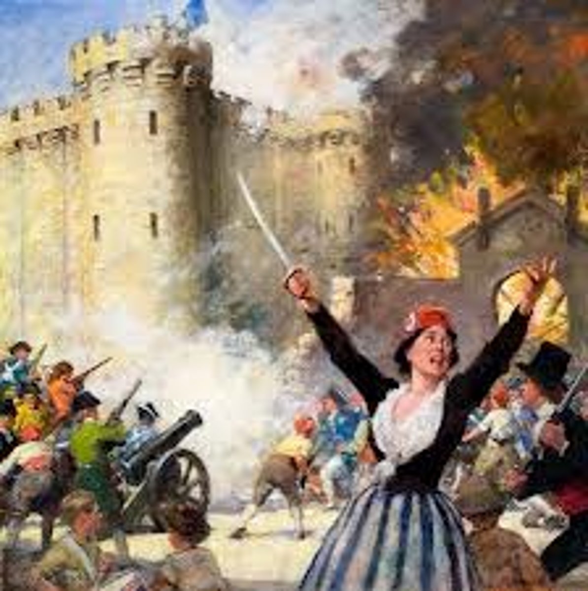 <p>Prison in Paris captured by the gangs in Paris angry at the King. Took place on 14th June 1789- this date is still celebrated in France every year.</p>
