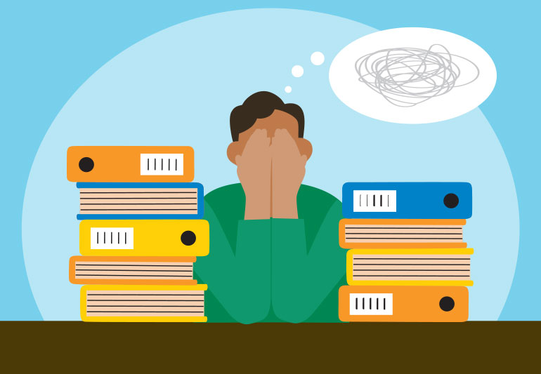 <p><span style="color: blue"><strong><sub>cảm thấy quá tải</sub></strong></span></p><p><sub>Many students feel overwhelmed when trying to learn too many new words at once</sub></p>