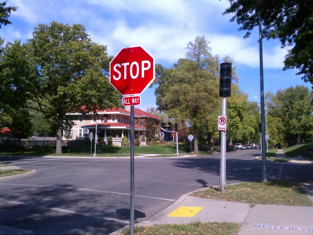 look left first, then right, then left again.