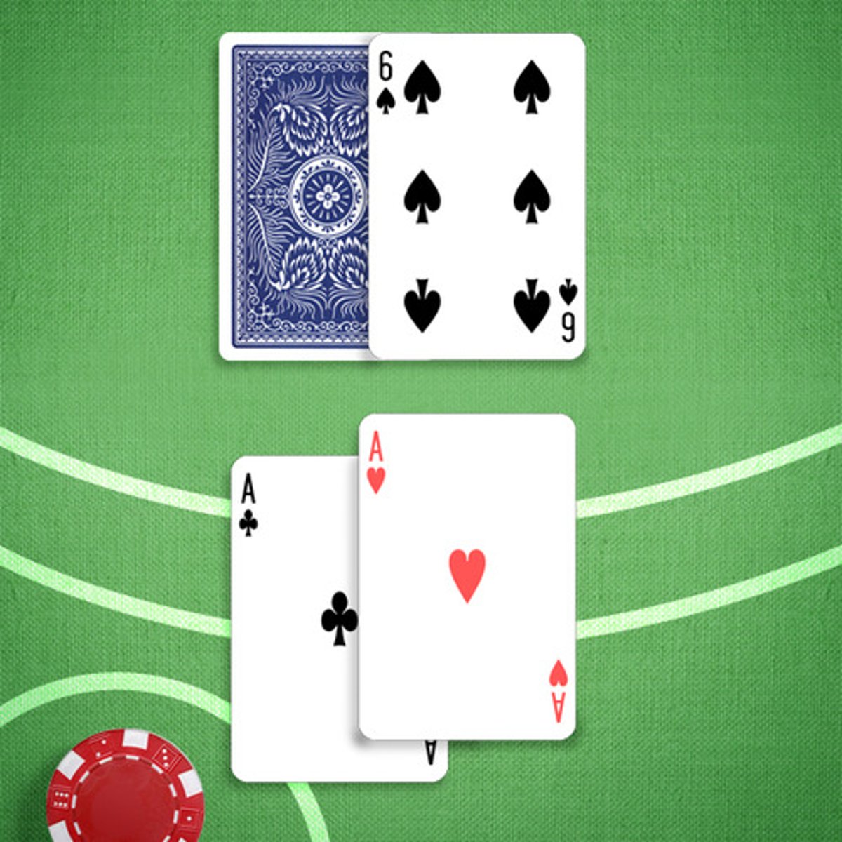 <p>You: A,A</p><p>Dealer's Upcard: 6</p>