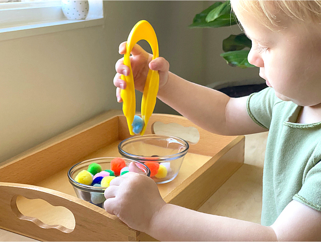 <p>Beading Activities</p><ul><li><p>Finding beads in putty</p></li><li><p>Threading beads</p></li></ul><p>Lacing activities</p><p>Tweezer activities </p><p>Puzzles (Pegboard) </p>