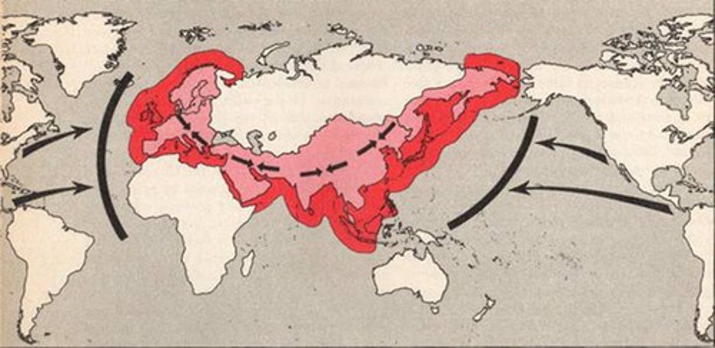 <p>developed the Rimland Theory, which argues that the Eurasian rim (land &amp; sea), not the heartland, holds the key to global power. ___________ adopts Mackinder's divisions of the world, renaming some: the Heartland, the Rimland, and the Offshore Islands &amp; Continents.</p>