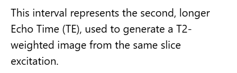 <p>C. TE 2 (longer TE)</p>