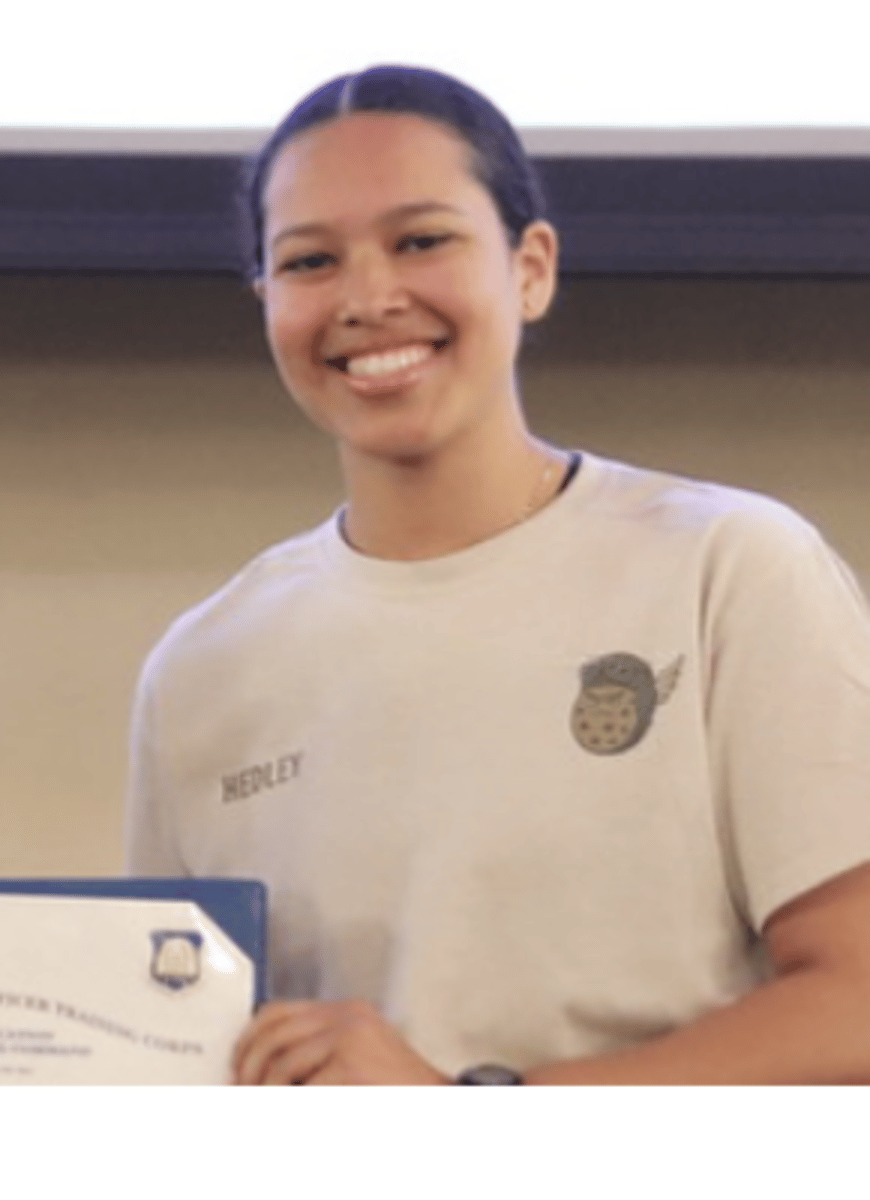 <p>Cadet Captain Sarah A. Hedley</p>