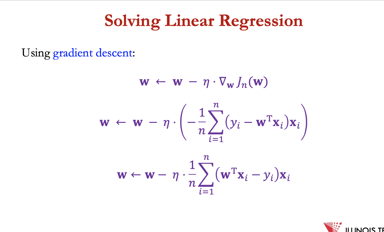 <p>solving LR</p>