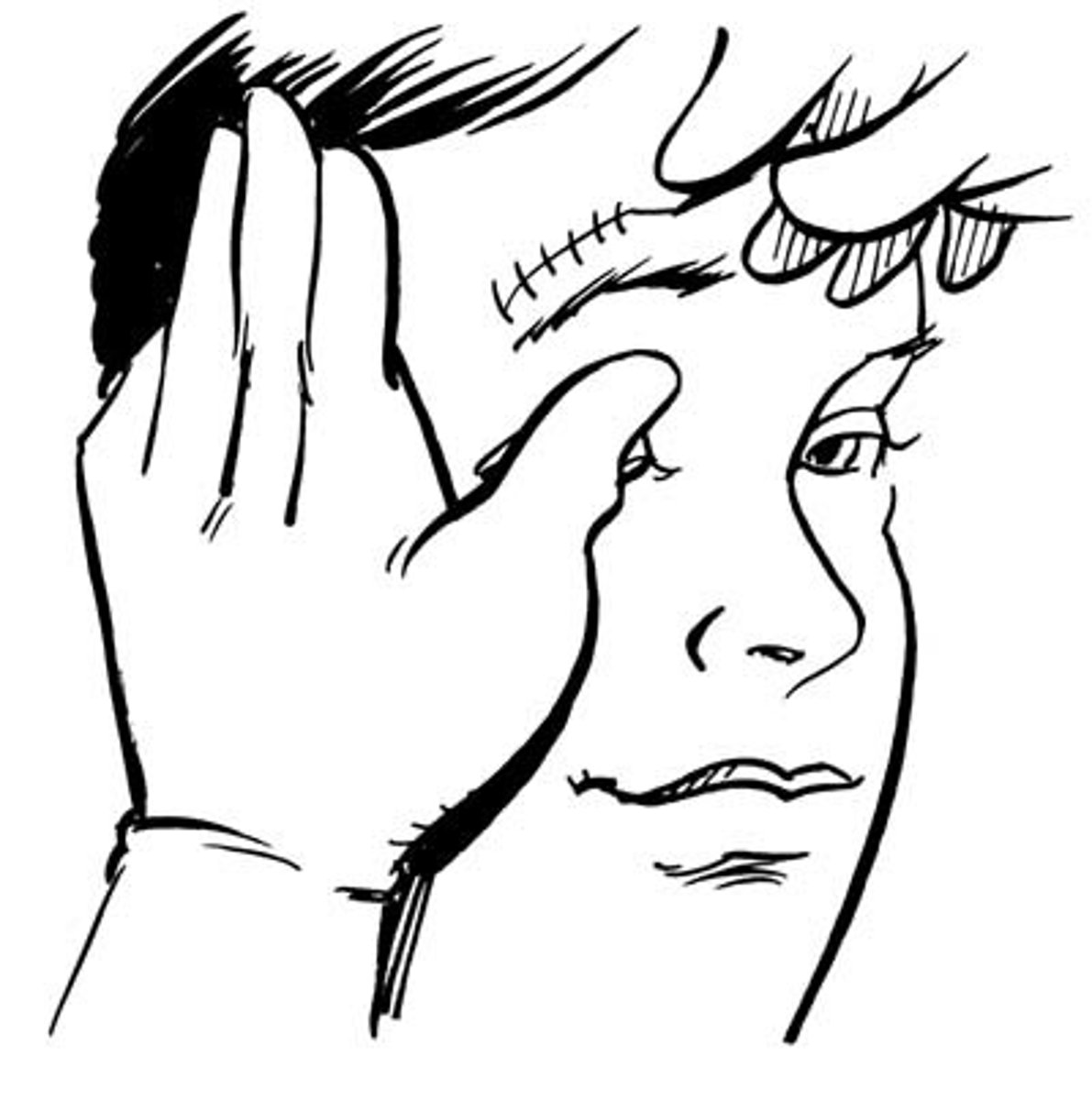 <p>to give stitches</p>